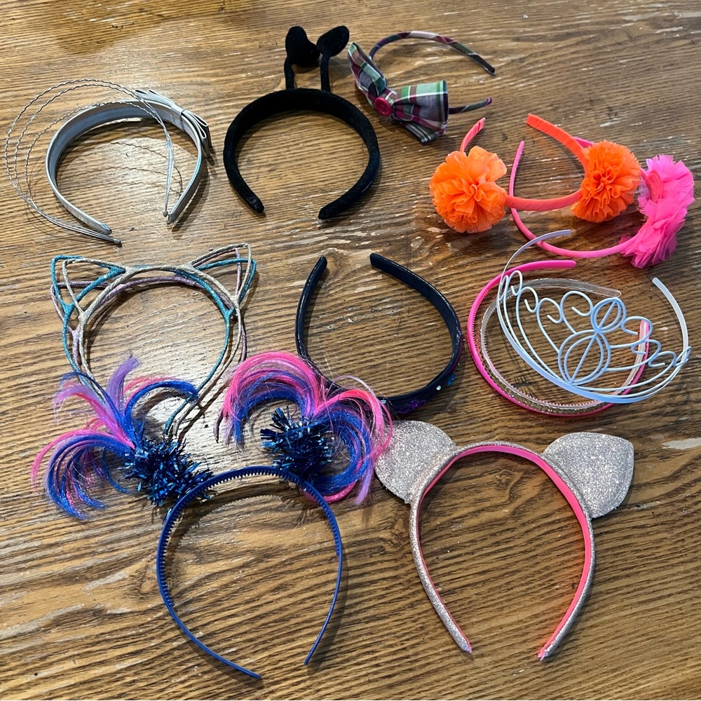 Lot of 15 Toddler/Little Girl Headbands